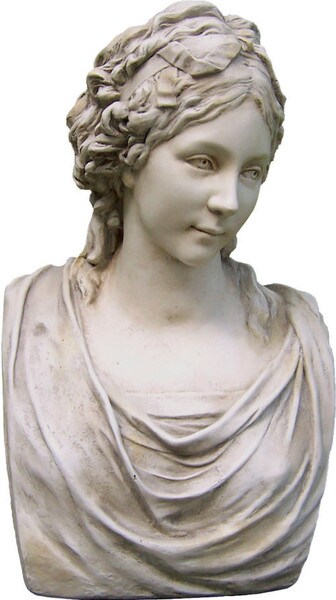 Greek plaster Roman Large Decor Sculpture Frederica Bust classical